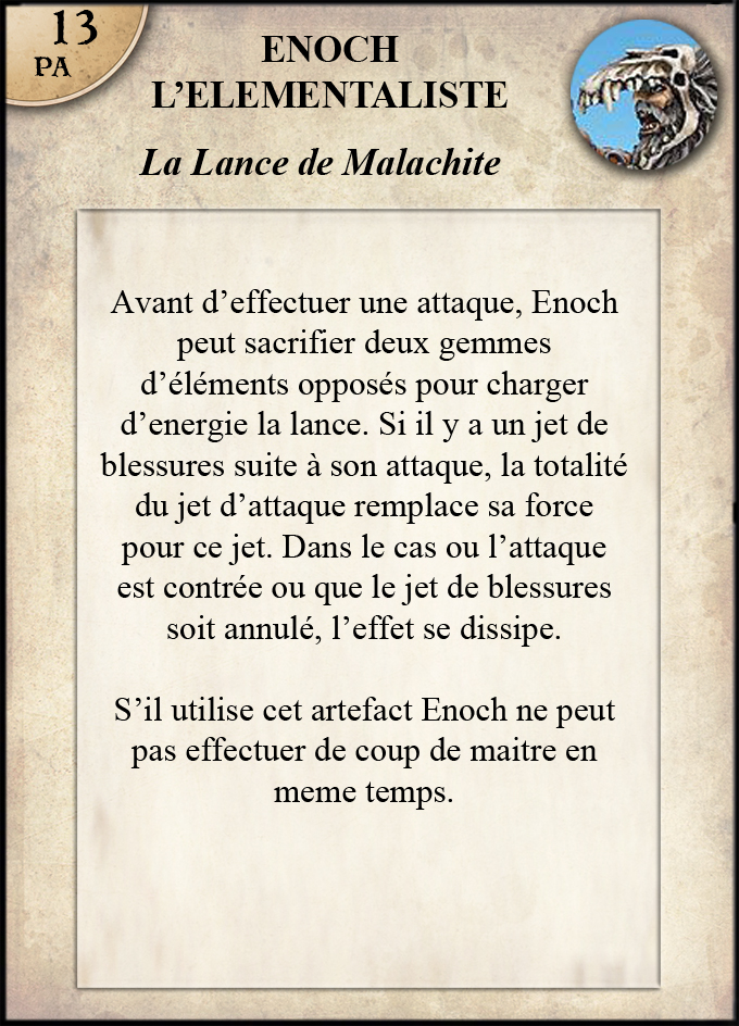 Lance de Malachite